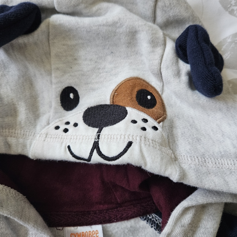 Gymboree Hooded Dog Zip Up Jacket - Picture 3 of 4